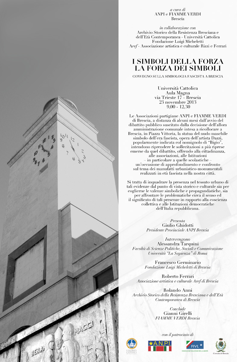 Convegno I Simboli Della Forza La Forza Dei Simboli Associazione Fiamme Verdi