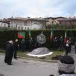 La benedizione del Monumento nel 2021